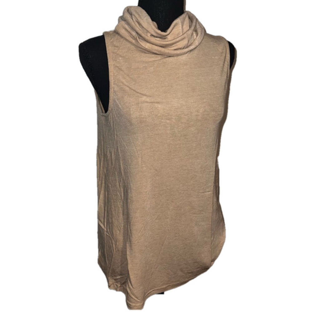 Doe & Rae - Tab/Beige Short Sleeve Turtleneck Lace - Size Small - NWT